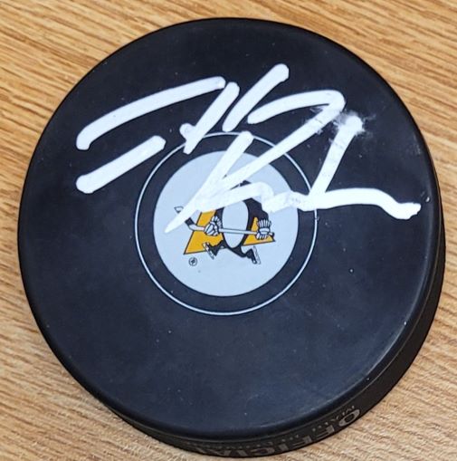 Autographed TODD REIRDEN Pittsburgh Penguins Hockey Puck