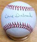 Autographed DAVE DOMBROWSKI Official Major League Baseball
