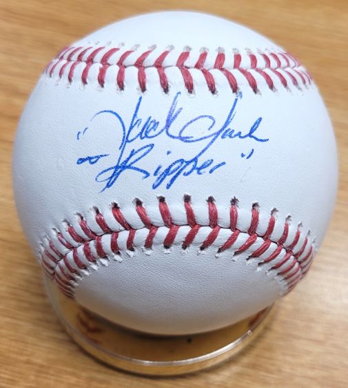 Autographed Jack "the Ripper" Clark Rawlings Official Major League Baseball
