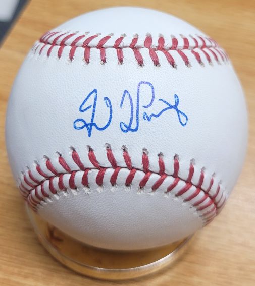 Autographed DAVE LAPOINT Rawlings Official Major League Baseball