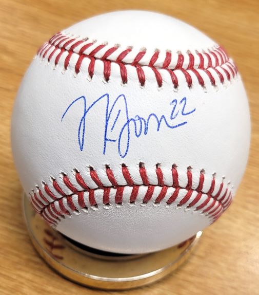 Autographed NOLAN JONES Rawlings Official Major League Baseball