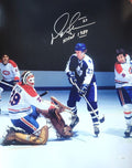 Autographed DARRYL SITTLER "HHOF 1989" 16X20 Toronto Maple Leafs Photo JSA