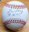 Autographed LEE LACY "79 WSC" Rawlings Official Major League Baseball