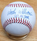 Autographed WOODY WILLIAMS "03 All Star" Official Major League Baseball