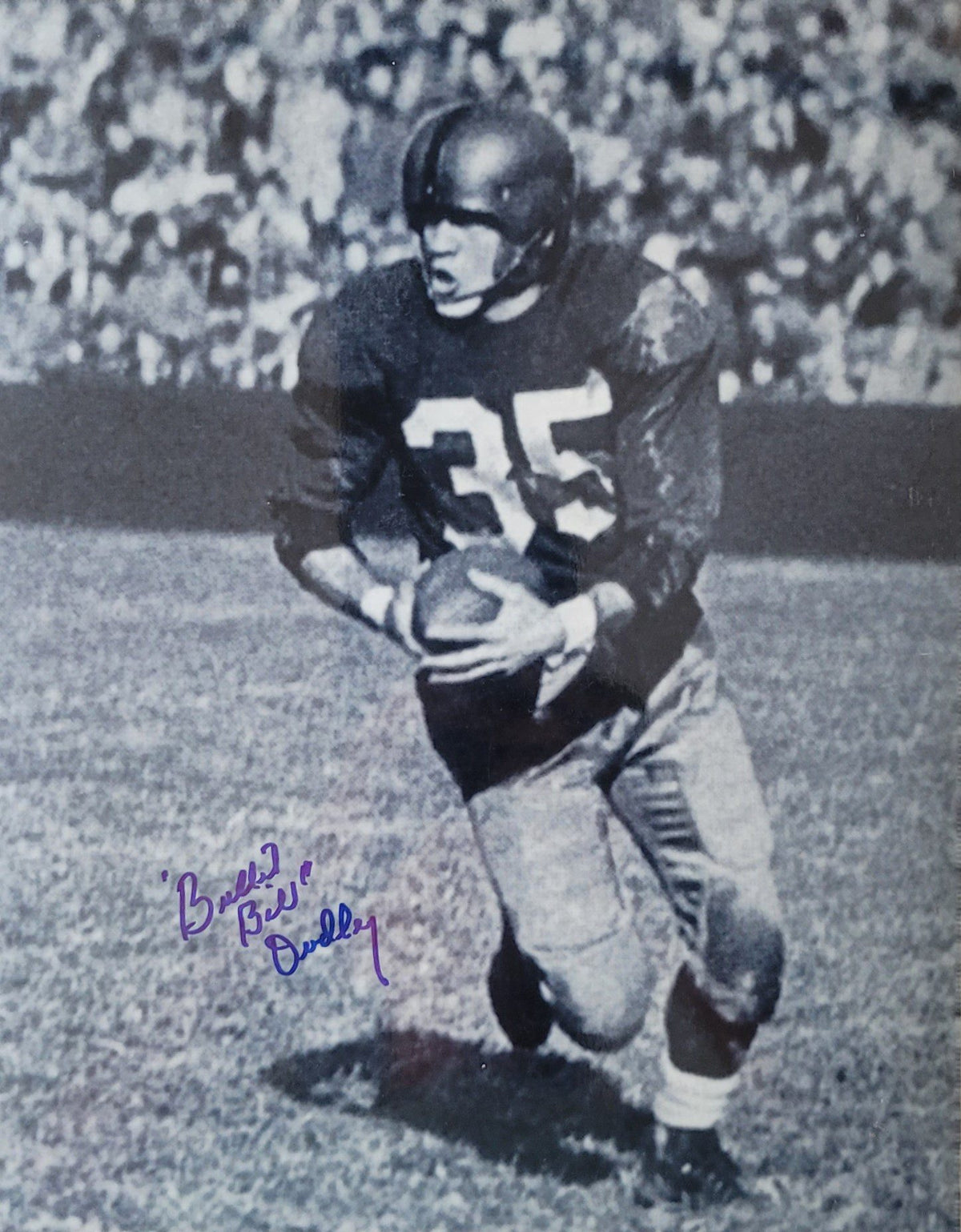 Autographed Bill Dudley Pittsburgh Steelers Football 11x14 Photo with COA