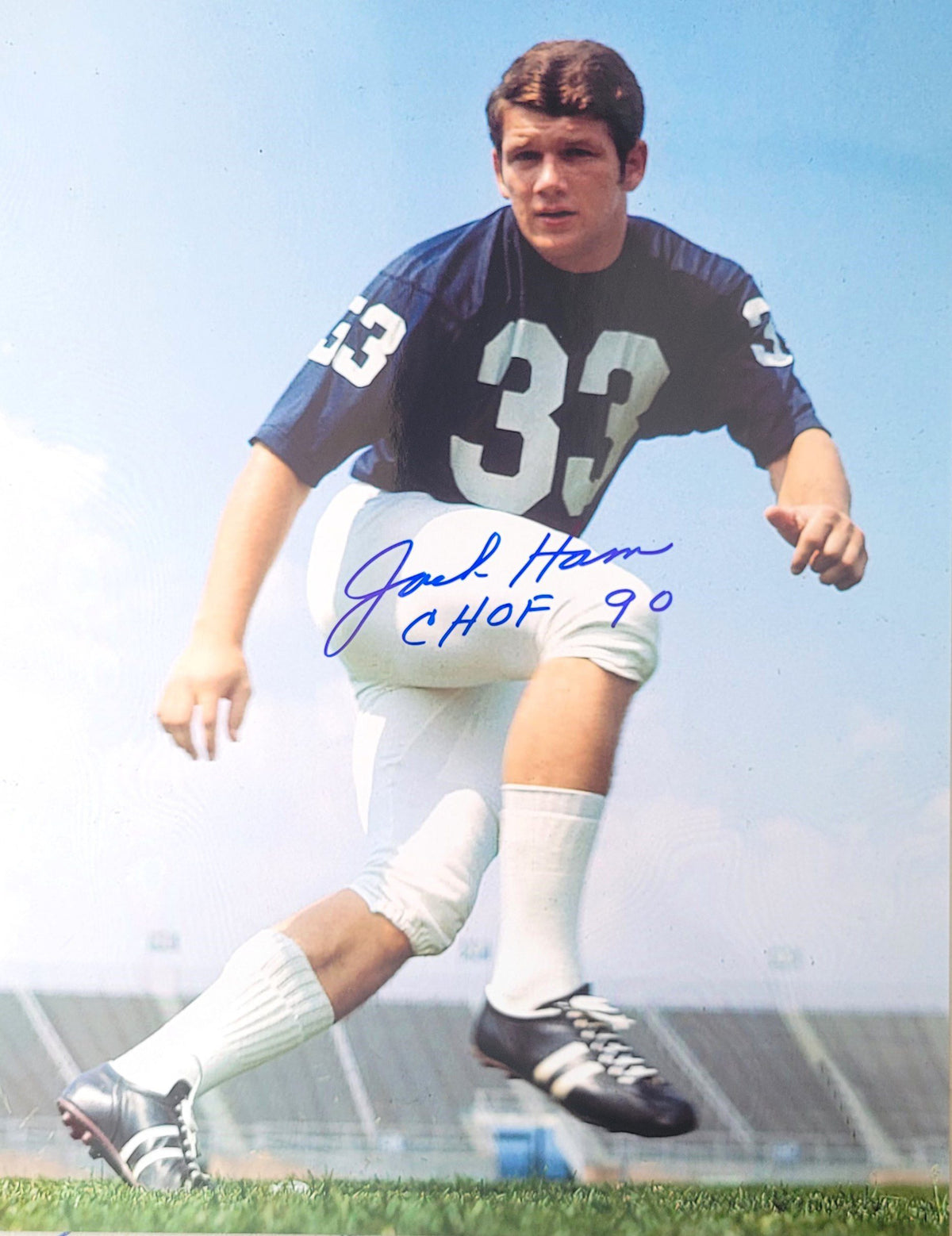 Autographed Jack Ham "CHOF 90" Penn State Nittany Lions 11x14 photo
