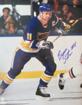 Autographed BRIAN SUTTER 11X14 St. Louis Blues Photo