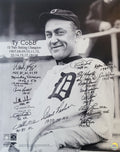 AUTOGRAPHED 16x20 BATTING LEADERS Photo 19 Signatures Puckett, Kaline etc.