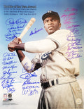 Jackie Robinson 16x20 Photo With 33 Rookie of the Year Signatures including 3 Hall of Famers