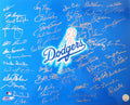 DODGERS LOGO 16x20 Photo 53 Signatures including LaSorda, Snider, Garvey, Hershiser