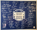 YANKEE STADIUM 16x20 Photo 70 Signatures including Bouton, Boone, Richardson etc.