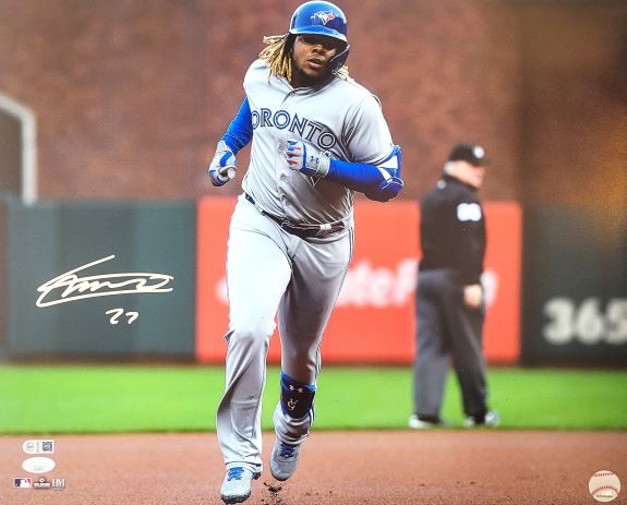 Autographed VLADIMIR GUERRERO JR Toronto Blue Jays 16X20 photo JSA