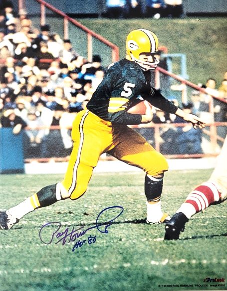 AUTOGRAPHED PAUL HORNUNG 16X20 Green Bay Packers Photo