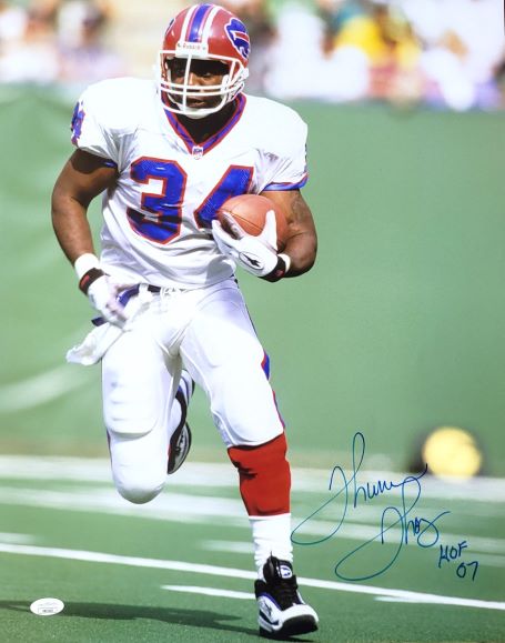 AUTOGRAPHED THURMAN THOMAS 16X20 Buffalo Bills Photo JSA