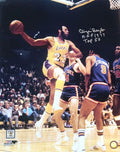 Autographed Elgin Baylor "HOF 1977, Top 50" 16X20 Los Angeles Lakers Photo