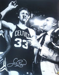 AUTOGRAPHED LARRY BIRD 16x20 Boston Celtics photo JSA