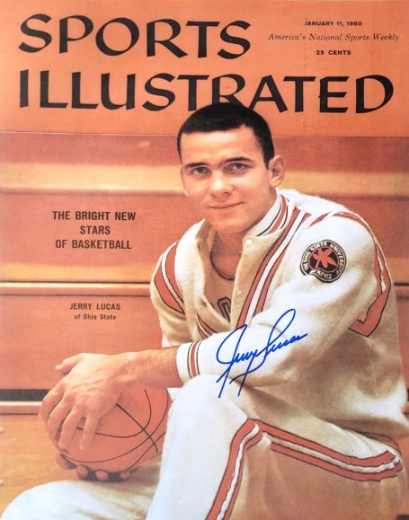 Autographed JERRY LUCAS 16X20 Ohio State Buckeyes Photo
