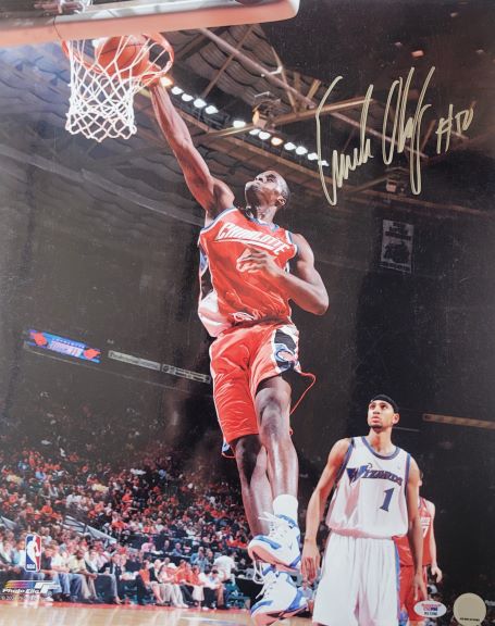 Autographed EMEKA OKAFOR 16x20 Charlotte Bobcats Photo PSA/DNA
