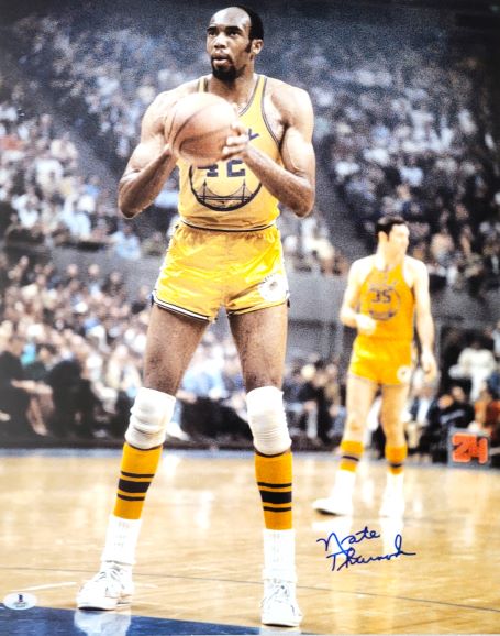 Autographed NATE THURMOND 16x20 GOLDEN STATE WARRIORS photo Beckett