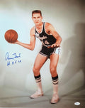 AUTOGRAPHED JERRY WEST "HOF 79" 16X20 Los Angeles Lakers photo JSA