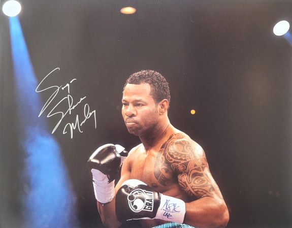 Autographed SUGAR SHANE MOSLEY Boxing 16x20 photo