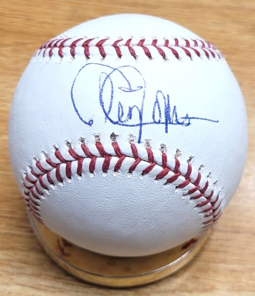 Autographed CLEON JONES Official Rawlings Major League Baseball