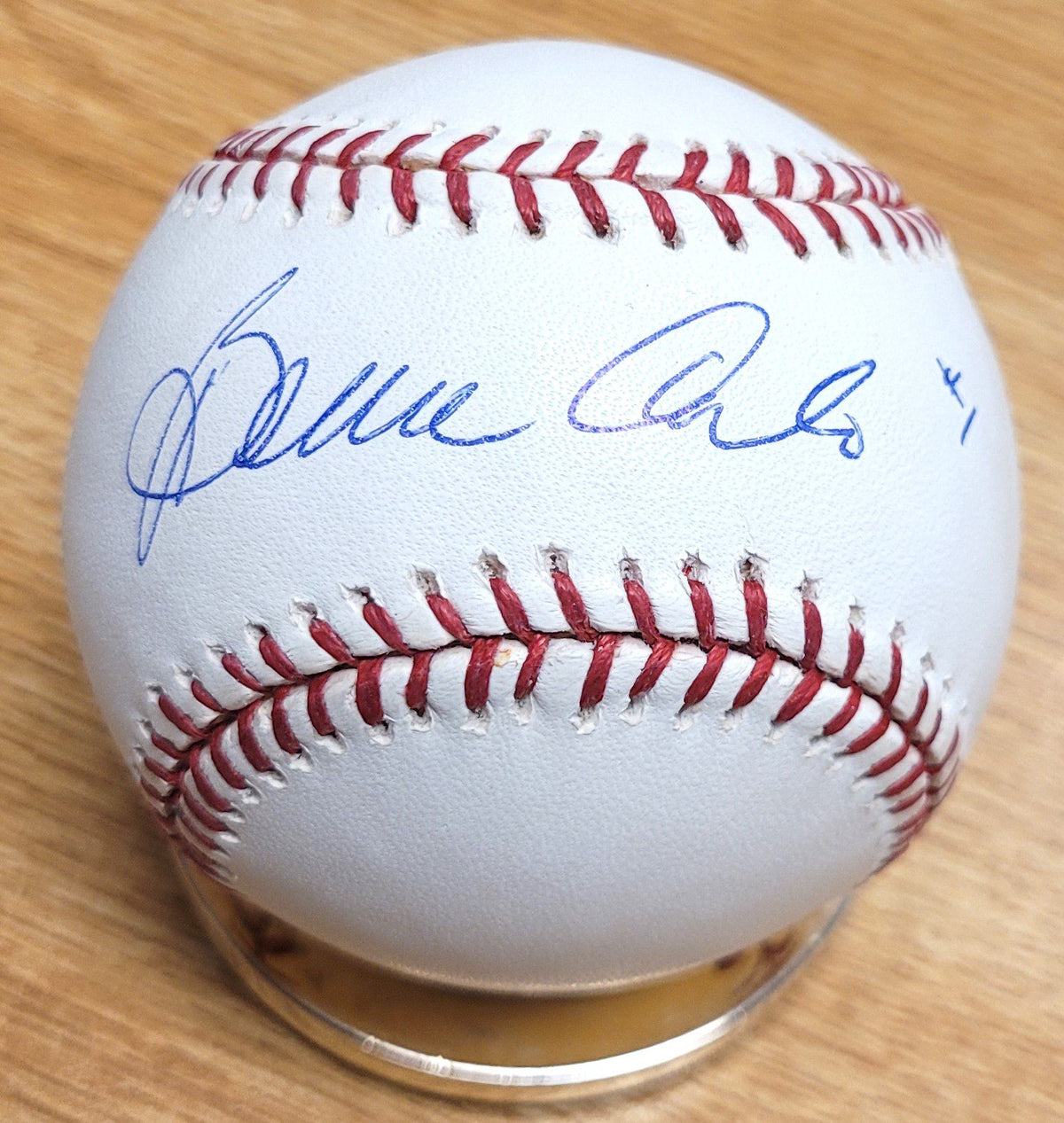 Autographed BERNIE CARBO Official Major League Baseball