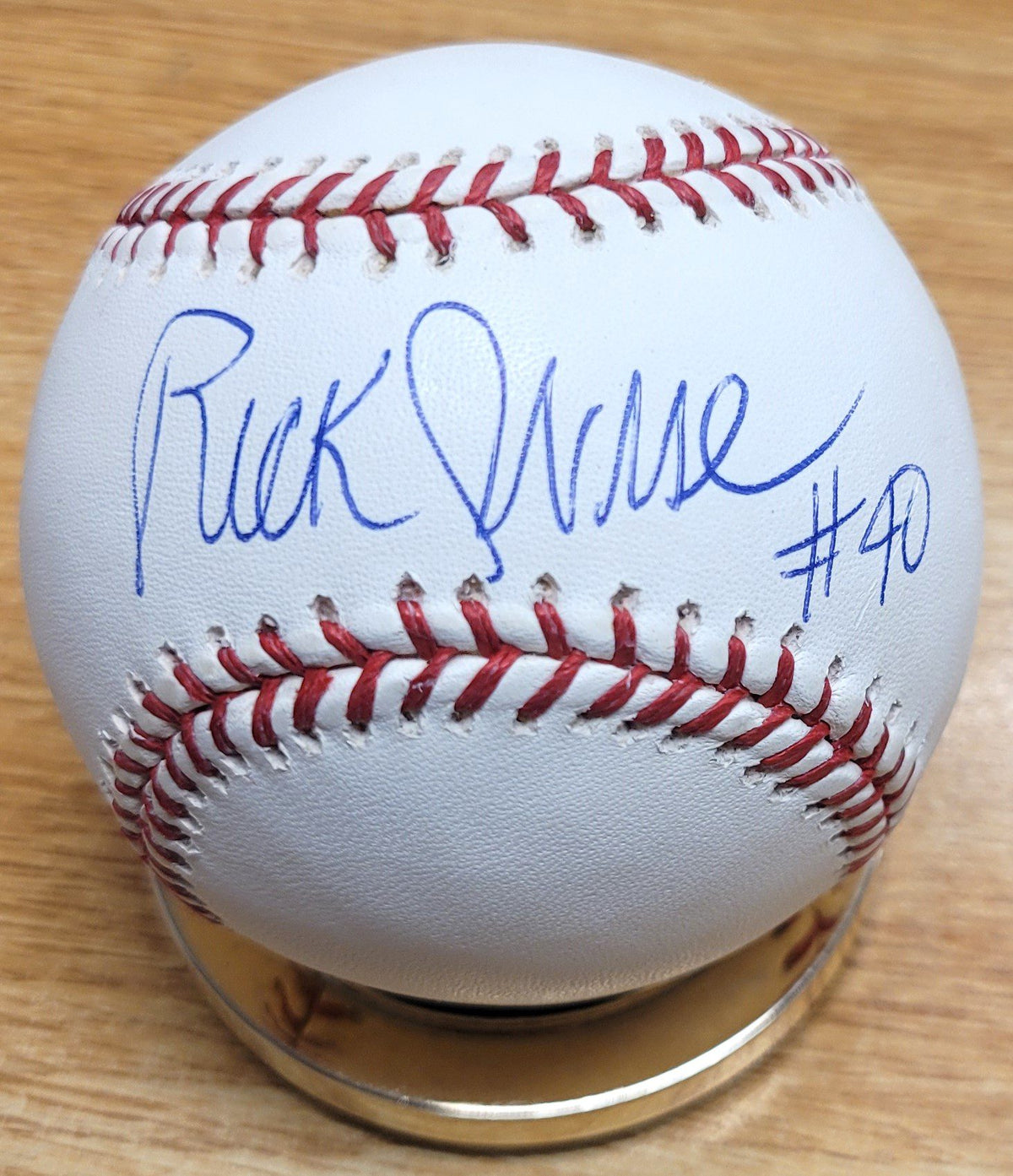 RICK WISE Autographed Official Major League Baseball