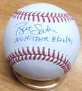 Autographed Bret Saberhagen "No Hitter 8/26/91"  Rawlings Official Major League Baseball