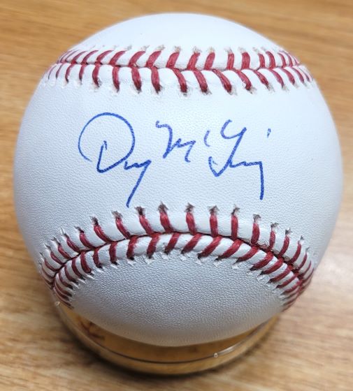 Autographed DENNY MCLAIN Official Major League Baseball