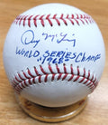 Autographed DENNY MCLAIN "WORLD SERIES CHAMPS 1968"  Official Major League Baseball