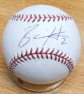 Autographed BILLY HALL Official Major League Baseball