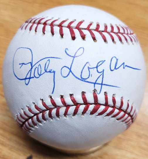 Autographed JOHNNY LOGAN Official Major League Baseball