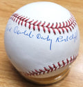 Autographed TED DOUBLE DUTY RADCLIFFE Official Major League Baseball