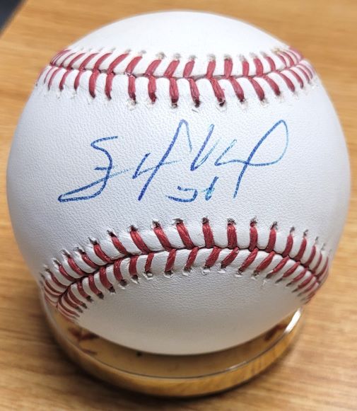 Autographed EDINSON VOLQUEZ Official Major League Baseball