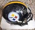 Autographed JEFF REED  Pittsburgh Steelers Mini Helmet