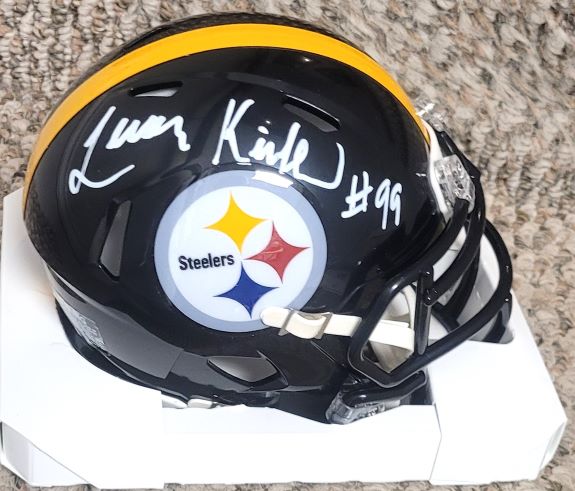 Autographed LEVON KIRKLAND Pittsburgh Steelers Mini Helmet