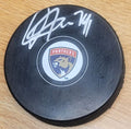 Autographed OWEN TIPPETT Florida Panthers Hockey Puck
