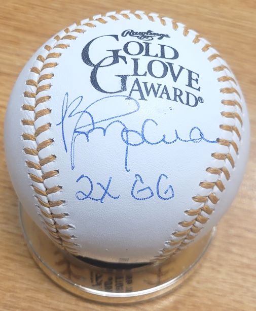 Autographed BENJI MOLINA "2x GG" Official Rawlings Gold Glove Major League Baseball