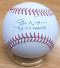 Autographed STEVE NICOSIA "79 WS Champs" Official Major League Baseball