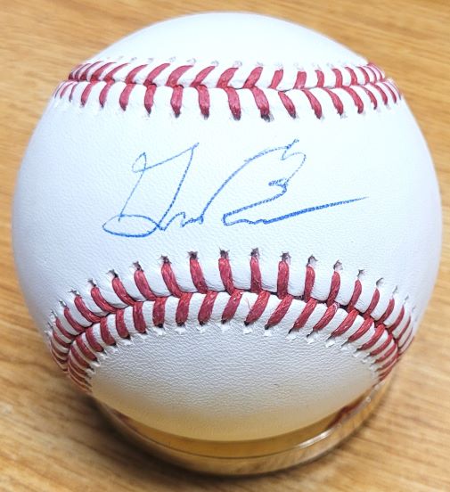 Autographed GRIFFIN BURKHOLDER Official Major League Baseball