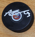 AUTOGRAPHED ADAM PELECH New York Islanders Hockey Puck