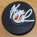 Autographed JOHN MACLEAN New Jersey Devils Hockey Puck