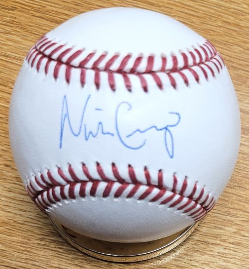 Autographed NICK GONZALES Official Major League Baseball
