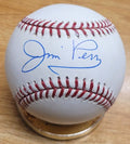 Autographed Jim Perry Official Rawlings Major League Baseball