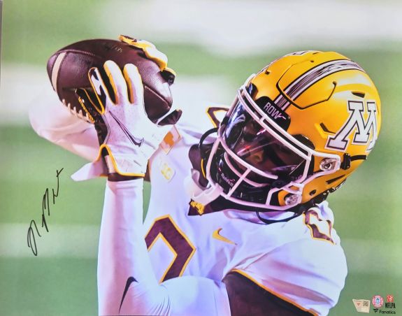 Autographed RASHOD BATEMAN 16X20 Minnesota Golden Gophers Photo Fanatics