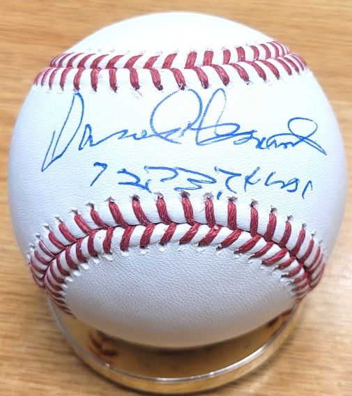 Autographed DAROLD KNOWLES "72,73,74 WSC" Official Major League Baseball
