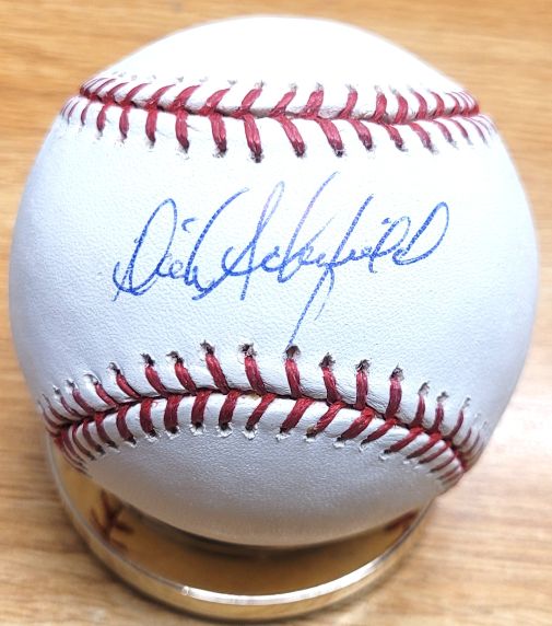 Autographed DICK SCHOFIELD Official Major League Baseball