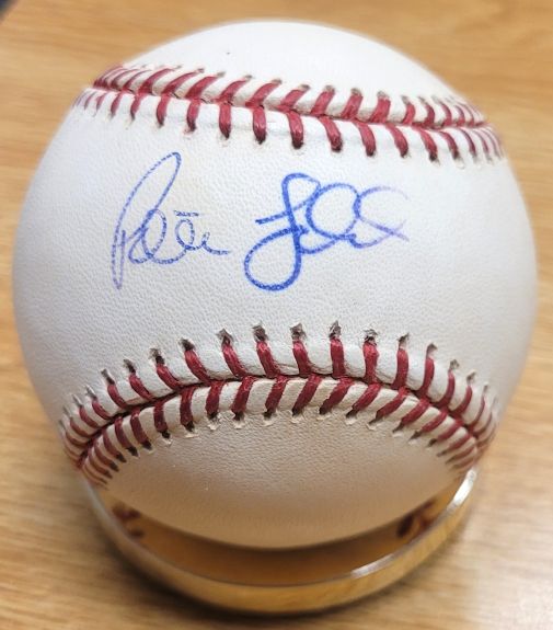 Autographed PETE LADD Official Major League Baseball