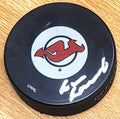 AUTOGRAPHED  Lou Lamoriello New Jersey Devils Hockey Puck - w / COA